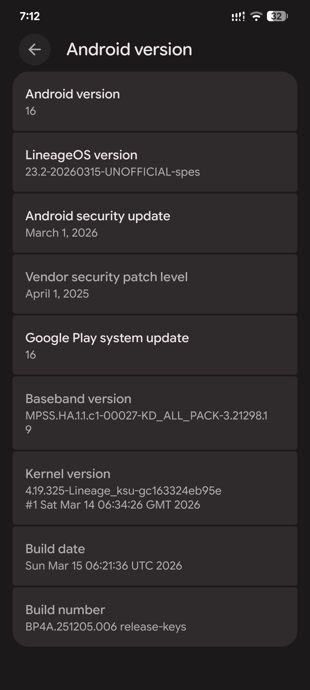 LineageOS | spes